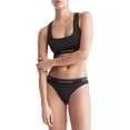 thumbnail image 5 of Calvin Klein BLACK Logo Band Cutout Racerback Sports Bra, US Large NWOT, 5 of 5