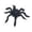 A, variant on Halloween Fuzzy Spider Decoration - 11.8" Bendable Legs Poseable Hanging Spider with Glowing Red Eyes for Haunted House & Yard Props,A