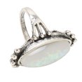 thumbnail image 3 of Anillo de piedras preciosas de imitación para mujer, aleación de moda, Retro, brillante, anillo con purpurina, regalo de vacaciones, accesorio de joyería, 3 of 5