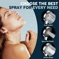 thumbnail image 5 of Shower Head Combo,13 Inch High Pressure Rain Shower Head with Adjustable Arm and 3 Settings Handheld ,Powerful Shower Spray Against Low Pressure Water with Long Hose, 5 of 7