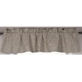 thumbnail image 2 of Candlewicking Taupe 72" x 15.5" Lined Cotton Embroidered Valance by Raghu, 2 of 2