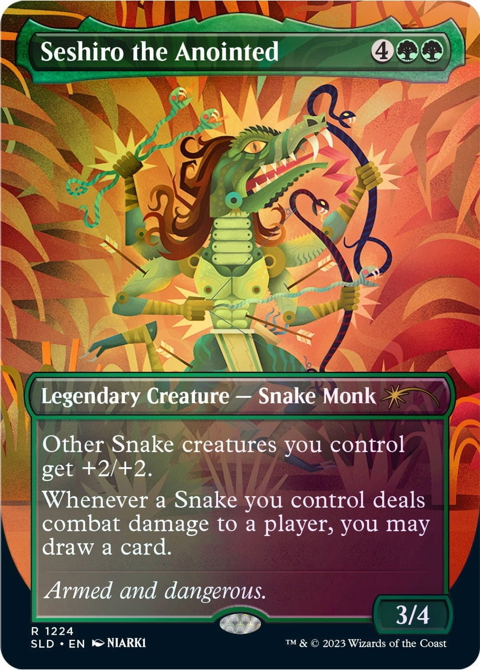 MTG【Foil】Ssssssnakessssss １箱 Magic: The Gathering Secret Lair Premium Foil: MTG