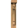 thumbnail image 2 of Ekena Millwork 3 1/2"W x 14"D x 18"H Merced Block Smooth Bracket w/ Offset Brace, Western Red Cedar, 2 of 25