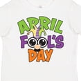 thumbnail image 4 of Inktastic April Fools Day with Funny Face Replacing O Boys or Girls Toddler T-Shirt, 4 of 5