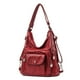 thumbnail image 1 of Bolso mochila 2 en 1 de piel sintética para mujer, bolso de mano de alta calidad, bolso de mano para mujer, bolso de hombro, bolso de piel con muchos compartimentos, 1 of 5