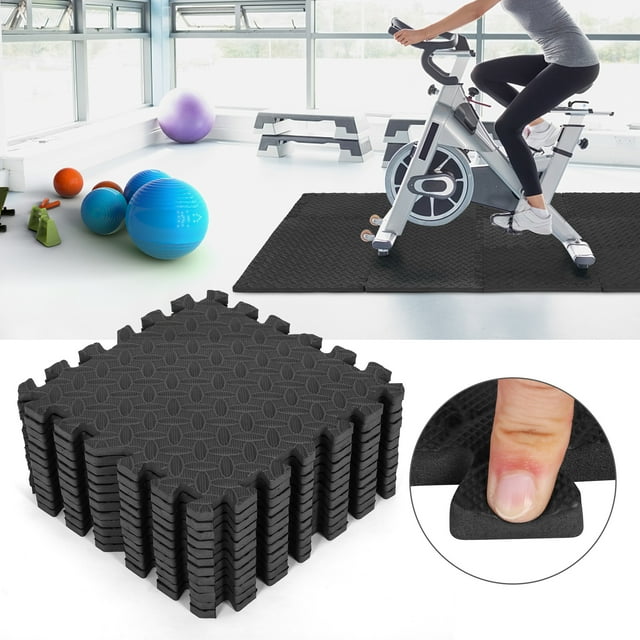 SHCKE Puzzle Exercise Mats 12/24pack EVA Foam Interlocking Workout Mat EVA Foam Interlocking