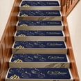 thumbnail image 4 of SASHENHG Christmas Green Plants Snowflake Stair Tread Mat, 4 of 6