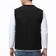 thumbnail image 5 of Ceisia Durable Multi-Pocket Men's Loose Fit V-Neck Utility Vest for Outdoor & Work Gift, 5 of 7