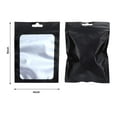 thumbnail image 2 of 50 bolsas de almacenamiento de alimentos de aluminio resellables con ventana transparente Bolsa de embalaje de granos de café para suministros de almacenamiento de alimentos autosellados, 2 of 5