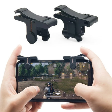 1 Pairs Mobile Phone Gaming Trigger Fire Button Smartphone Shooter Controller for