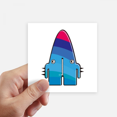 thumbnail image 1 of Universe And Alien Blue Monster Sticker Square Waterproof Stickers Wallpaper Car Decal, 1 of 1