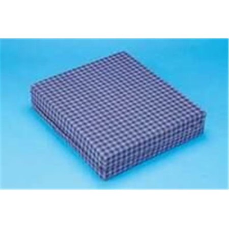 Hermell Products Foam Wheelchair Cushion with Cover, Plaid