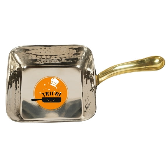 Trifri Frying Pan Omellete Pan Egg Pan Mini Frying Brass Handle Pan Non,Stick Coating Cookware