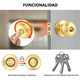 thumbnail image 2 of Este producto es ideal para ser utilizado como una cerradura de la puerta delantera, una cerradura de la puerta trasera o una cerradura de la puerta del dormitorio, 2 of 5