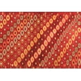 thumbnail image 1 of Ahgly Company Indoor Rectangle Abstract Orange Contemporary Area Rugs, 4' x 6', 1 of 1