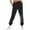 Black, variant on Sentmoon Winter Pants for Women Oversized High Waist Womens Casual Pants Loose Wide Leg Solid Color Breathable Travel Pants Fall Delightful for Vacation Trip M