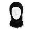 thumbnail image 6 of SGFCWSX Men Outdoor Hats,Warm Fleece Casual Solid Color Knitted Balaclava Black Free Size, 6 of 8
