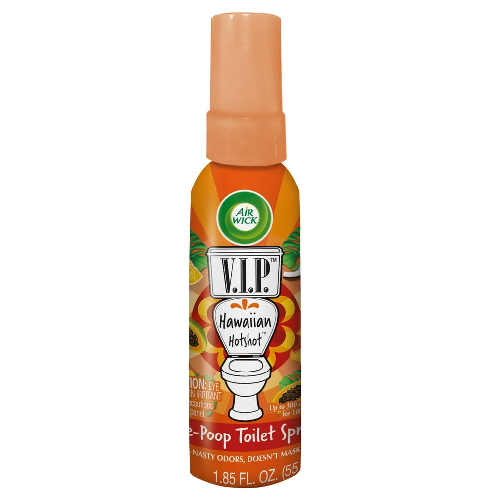 Air Wick V.I.P. PrePoop Toilet Spray, Up to 100 Uses, Contains