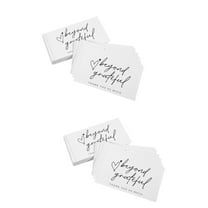 200 Pcs Gift Thank You Cards Decors Business Packing Thank You Cards Shopping Customer Thanks Cards