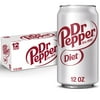 Diet Dr Pepper Soda Pop, 12 fl oz, 12 Pack Cans