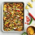thumbnail image 5 of 3 pack Nordic Ware Nonstick Aluminum Brilliant Bakeware Quarter Sheet Pans, Silver and Blue, 5 of 9