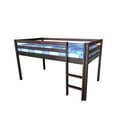 thumbnail image 2 of Lit Mezzanine Bas Simple Junior avec Bureau, Coffre et Bibliothèque, 2 of 4
