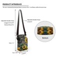 thumbnail image 6 of HELLHERO Zipper Women Crossbody Bag, Polyester Underarm Shoulder Bag for Adult, Heart-Shaped Cherry, 6 of 7