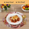 thumbnail image 4 of Ocean Red Octopus Round 13 Inch Placemats Set of 8, Nautical Castle Coastal Lighthouse HeatResistant Non Slip Place Mats for Dining Table, Wipeable Braided Kitchen Table Mats for Housewarming, 4 of 9