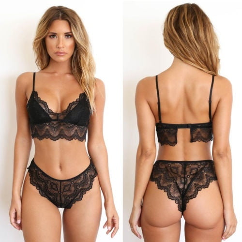lace lingerie pants