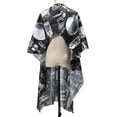 thumbnail image 3 of Chiffon de Coiffeur Robe de Coupe de Cheveux Salon Cape Soin des Cheveux, Noir Polyester Filet de Soin des Cheveux, 3 of 7