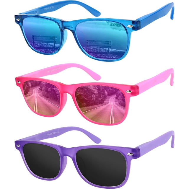 Set de 3 Lentes de Sol Polarizados Yogo Vision para Niños de 3 a 10 Años