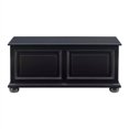 thumbnail image 3 of Linon Chadwick Classic Cedar Lined Chest Raised Panels Bun Feet in Black, 3 of 16