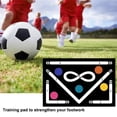 thumbnail image 3 of Rubber Football Training Mat Non Slip Foldable Mat Kids Adults Training Football Dribble Z1D4 Equipment Training, 3 of 8