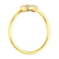thumbnail image 2 of 1/10 Carat Diamond Heart Shaped Ring in 10K Yellow Gold - IGI Certified (Ring Size 5), 2 of 6