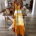 thumbnail image 2 of Vestido largo HUOGUO Fashion para mujer, verano, cuello en V, 2 of 4