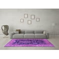 thumbnail image 3 of Ahgly Company Indoor Round Persian Purple Traditional Area Rugs, 8' Round, 3 of 4