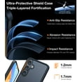 thumbnail image 3 of TORRAS Guardian Shockproof for Samsung Galaxy S25 Plus Case, 12FT Military-Grade Protection, Slim Case for Samsung S25 Plus case, Matte Translucent Black, Thin, 6.7", 3 of 8