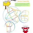 thumbnail image 5 of Kit de construcción de carpas infantiles de bricolaje HUOGUO con 300 soportes y 200 juntas, 5 of 5