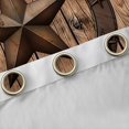thumbnail image 4 of Homewish Rustic Texas Stars Blackout Curtains Set of 2 (52x84 Each) for Adult, Farmhouse Cabin Window Curtains, Old Barn Door Curtains and Drapes, Black Out Curtains Decor, 4 of 6