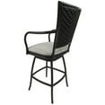 thumbnail image 2 of Swivel Counter 26" Outdoor Bar Stool Erin- Natural Fun, 2 of 2