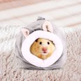 thumbnail image 1 of Balacoo Hamster Cotton Nest Erizo Cómoda cama para dormir Invierno Cálido nido para mascotas Saco de dormir Suministros para mascotas (gris claro), 1 of 7