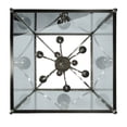 thumbnail image 3 of Meyda 141629 24 in. Square Pavilion Brushed Nickel Pendant, Brushed Nickel, 3 of 7