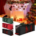 thumbnail image 5 of Christmas Tree Storage Bag, Handy Tree Storage Bag For 4 Foot Artificial Christmas Holiday Tree with Reinforced Handles, Dual Zippers Protects Against Dust, Insects, and Moisture, 5 of 8