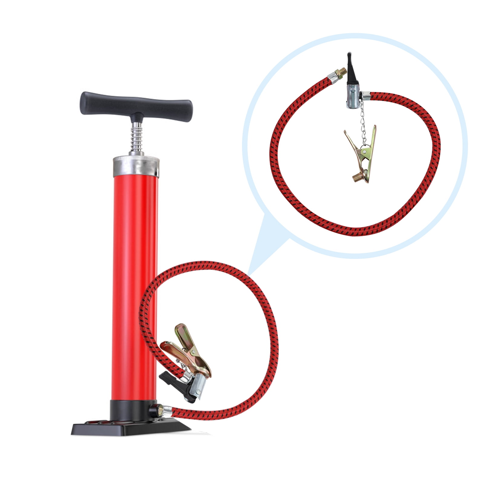 2pcs Bicycles Tyre Tire Hand Air Pump Inflator Bike Replacement