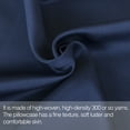 thumbnail image 2 of Flxxie Satin Pillowcases with Zipper Silky Soft Sateen Pillow Cases Covers Set of 2 (King, Navy Blue), 2 of 5
