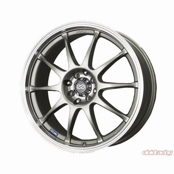 Enkei  72.62 mm 16 x 7 J10 Silver with Machined Lip Wheel