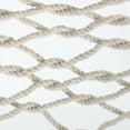 thumbnail image 6 of Northlight Lattice Macrame Netted Hammock with Wooden Bars - 78" x 59" - White, 6 of 6