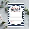 thumbnail image 3 of Koyal Wholesale Share a Memory Cards, Nautical Anchor Cards for Wedding, Life Memories, 4" x 6", 52-Pk, 3 of 5
