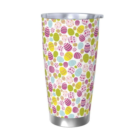

Junzan Easter Egg for 20oz Stainless Steel Insulated Car Cup with Spillproof Lid - Insulated Coffee Mug Thermal Cup-Without Straw