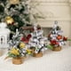 thumbnail image 1 of Paquete de 3 Miniárboles de Navidad Artificiales para Mesa, Pequeños Árboles de Navidad de Pino, Decoración para Interiores y Fiestas., 1 of 10